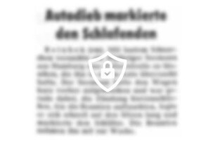 Autodieb markierte [Name maskiert]