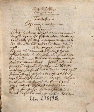 Tractatus in logicam minorem - BSB Clm 27849 a
