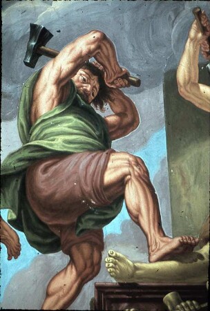 Allegorie der Ankunft des heiligen Benedikt auf dem Monte Cassino