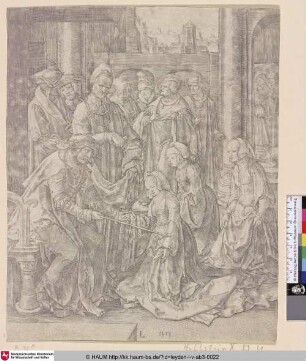 [Esther vor Ahasver; Esther before Ahasuerus; Esther 5, 1-5]