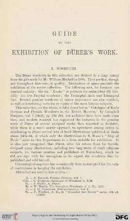 I. Woodcuts (Nr. 1-167)
