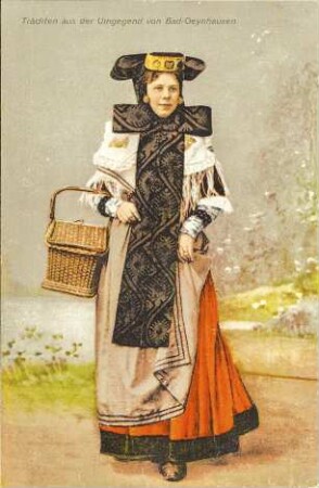 Trachten aus der Umgegend von Bad-Oeynhausen.