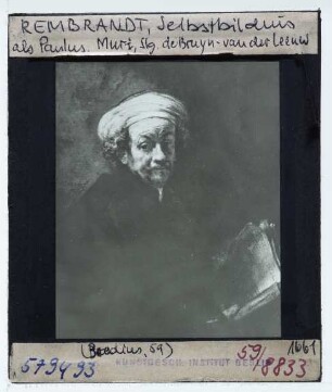 Rembrandt, Selbstbildnis als Apostel Paulus (Amsterdam RM SK-A-4050)