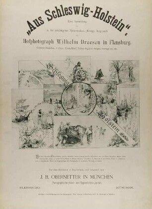 Titelblatt der Mappe "Aus Schleswig-Holstein"
