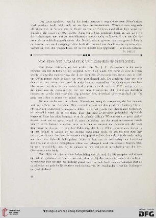 2.Ser. 5.1912: Nog eens het altaarstuk van Cornelis Engebrechtsz
