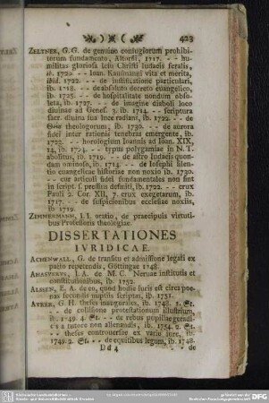 Dissertationes Iuridicae