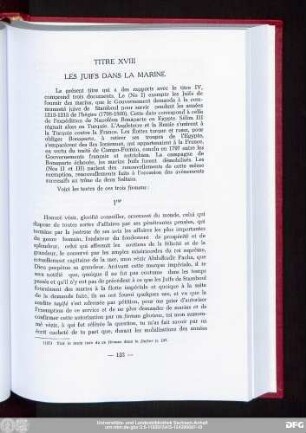Titre XVIII Les Juifs Dans La Marine