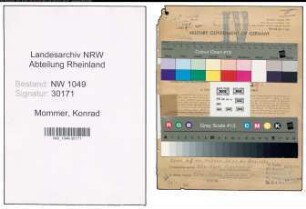 Entnazifizierung Konrad Mommer , geb. 04.02.1904 (Lokfuehrer)