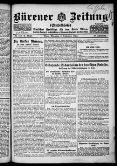 Bürener Zeitung. 1896-1935