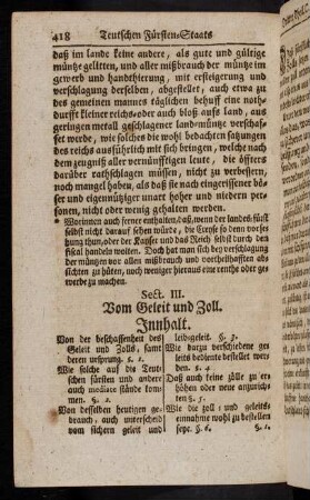 418-429, Sect. III: Vom Geleit und Zoll