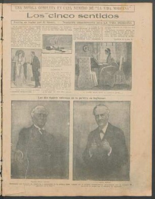 Las dos figuras salientes de la política en Inglaterra : Herbert Henry Asquith [y] Arthur James Balfour