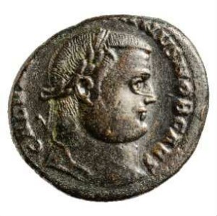 Münze, Follis, 297 - 298 n. Chr.
