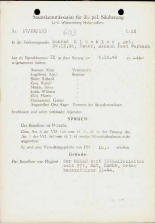 Klöckler, Konrad