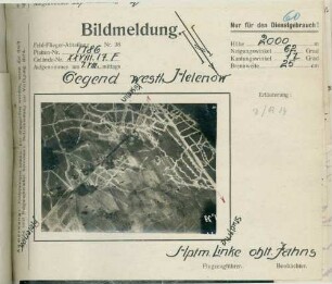 Foto der Gegend westlich von Helenow (Luftbild)