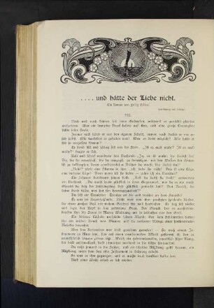 .... und hätte der Liebe nicht