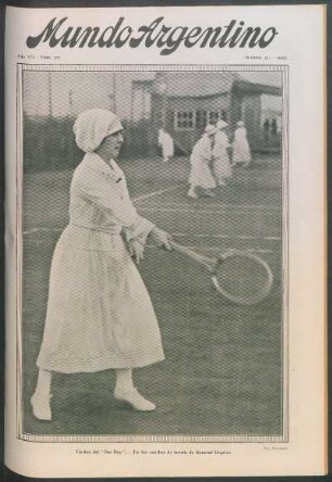 Fiestas del "Our Day". - En las canchas de tennis de General Urquiza [Fotografía]