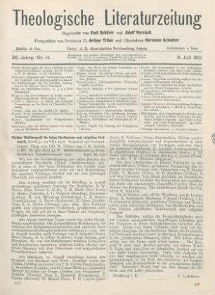 417-418 [Rezension] Fischer, Max, Fünfter Weltkongreß für freies Christentum und religiösen Fortschritt, Berlin 5. bis 10. August 1910. Zweiter Band