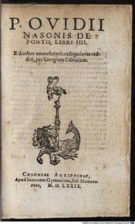 De Ponto libri IV.