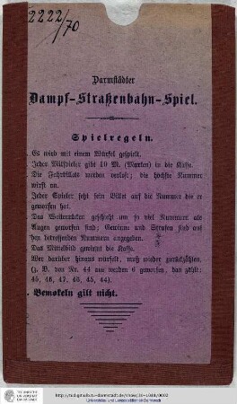 Spielregeln