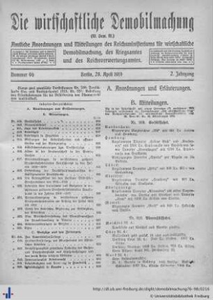 Nr. 96, 27. April 1919