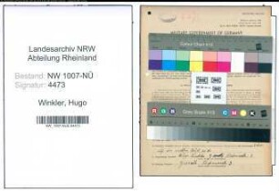 Entnazifizierung Hugo Winkler , geb. 02.04.1907 (Arbeiter)