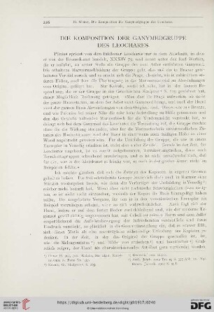 Die Komposition der Ganymedgruppe des Leochares