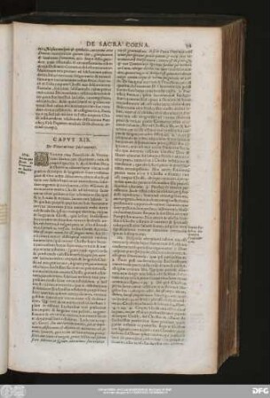 Caput XIX. De Veneratione Sacramenti.