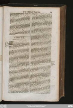 Caput XIX. De Veneratione Sacramenti.
