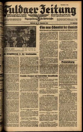 Ausgabe vom Mittwoch, den 10. September 1941.