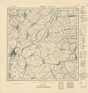 1880 (alte Nr.: 542) Neuteich, Meßtischblatt (4cm - Karte)