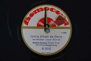 Und es blitzten die Sterne : aus der Oper "Tosca" / (Puccini)