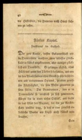 Fünftes Kapitel. Faustkampf im Gasthofe.
