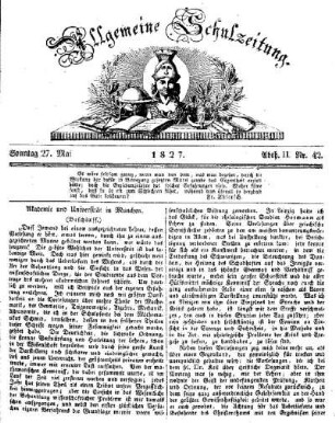 Akademie und Universität in München : (Beschluss.)