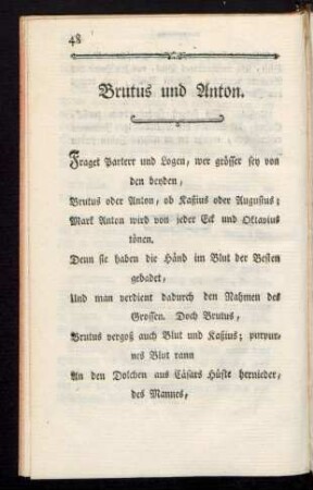Brutus und Anton