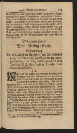 Das zehnde Capitel Vom Predig-Amte.