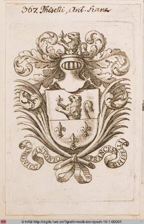 Wappen des Antonio Francesco Ghiselli