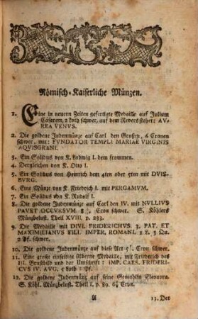 Hagnisches Original Münzkabinet