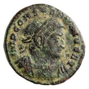 Münze, Follis, Aes 3, 306 - 337 n. Chr.