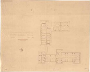 Fischer, Theodor; Bad Kissingen; Kurhaus-Hotel - Grundriss DG
