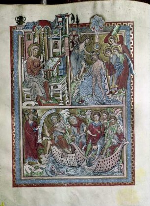 Goslarer Evangeliar — Titelbild zum Markusevangelium