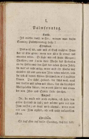 I. Psalmsonntag. - VII. Gefangennehmung Jesu.