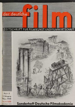 Der Deutsche Film - 1938-Nov: Der Deutsche Film - 1938-Nov