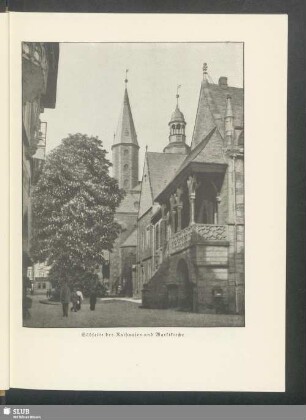 Südseite des Rathauses und Marktkirche