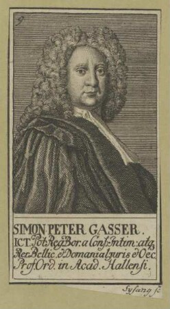 Bildnis des Simon Peter Gasser