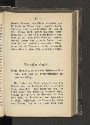 Vierzigstes Kapitel.