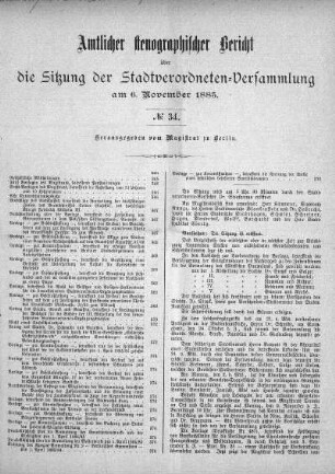 No. 34, 6. November 1885
