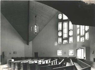 Gulbransson, Olaf Andreas; Ulm - Wiblingen; Versöhnungskirche - Innenraum