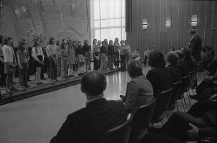 Festakt zum 20jährigen Jubiläum des Stadtjugendausschuss Karlsruhe im Bürgersaal des Rathauses