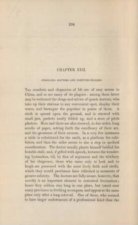 Chapter XXII. Strolling doctors and fortune-tellers.