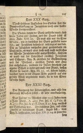 125-144, Der Ausgang der siebenzigsten...